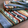 EXTRA LARGE SOFT & WARM ALPACA WOOL BLANKET 75x90" NATIVE SOUTH AMERICAN PATTERN