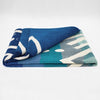 EXTRA LARGE THICK SOFT &amp; WARM ALPACA WOOL BLANKET 94x79" AZTEC GEOMETRIC PATTERN