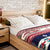 EXTRA LARGE SOFT & WARM ALPACA WOOL BLANKET 75x90" NATIVE SOUTH AMERICAN PATTERN