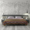 EXTRA LARGE SOFT & WARM ALPACA WOOL BLANKET 79x90" AZTEC PATTERN GRAY